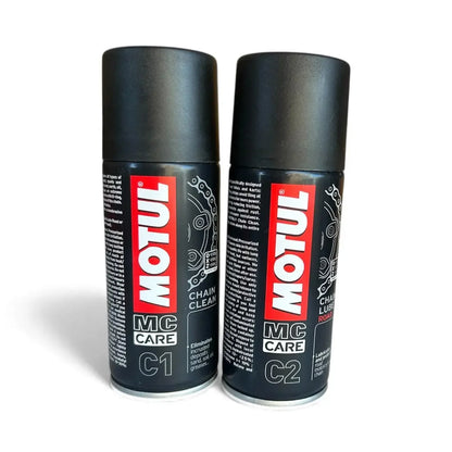 Motul Chain Maintenance Kit [C1 + C2 + Brush + Cloth]
