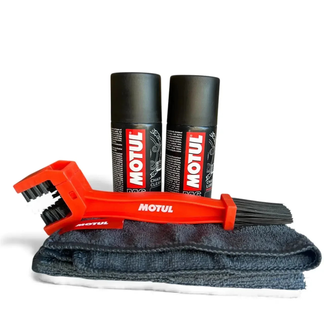 Motul Chain Maintenance Kit [C1 + C2 + Brush + Cloth]