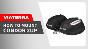 Motorcycle 64L black saddle luggage bags waterproof 