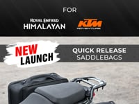 Motorcycle 30L black saddle bag 