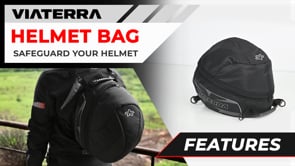 Motorcycle helmet bag black