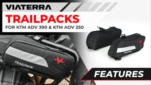 Motorcycle trail pack waterproof black for ktm adv 250/390 20-24