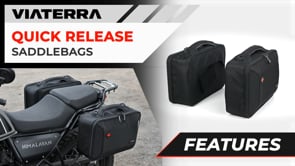 Motorcycle 30L black saddle bag 