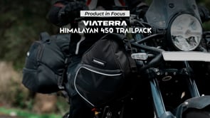 Motorcycle off road trail pack black waterproof for himalayan 450
