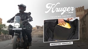 Motorcycle touring jacket black with reflective weather protect