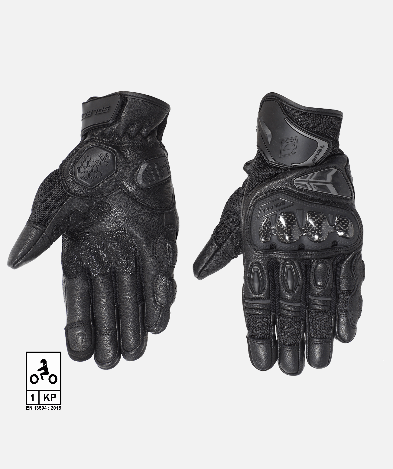 Solace Rival Carbon CE Gloves - Black