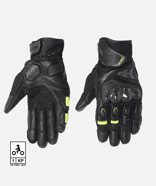 Solace Rival Carbon CE Gloves - Black Neon