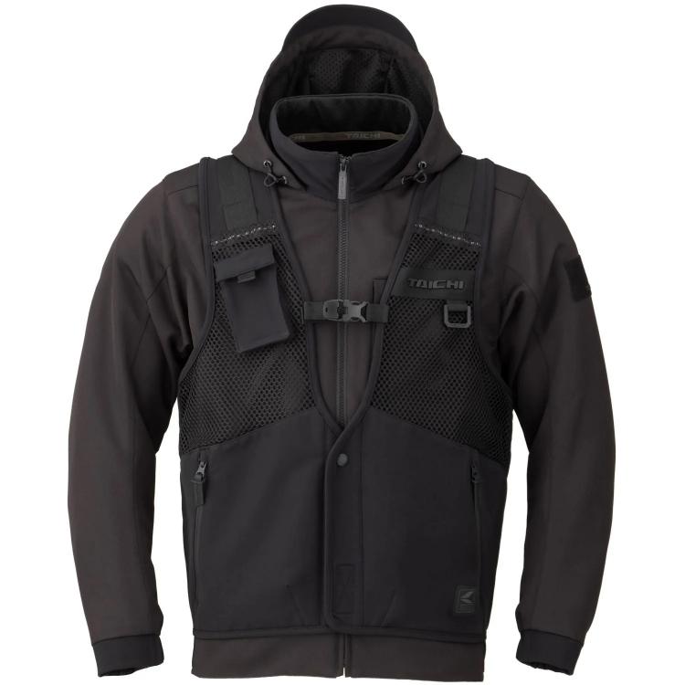RS Taichi Overlap Mesh Parka Jacket
