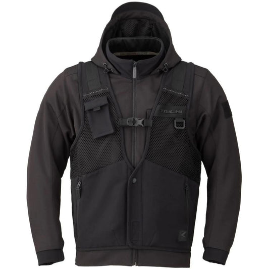 RS Taichi Overlap Mesh Parka Jacket