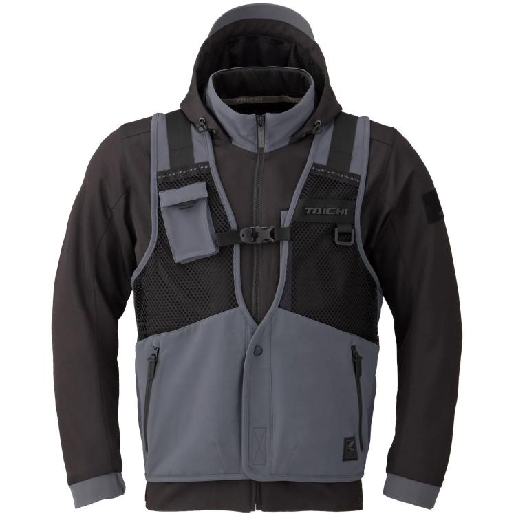 RS Taichi Overlap Mesh Parka Jacket