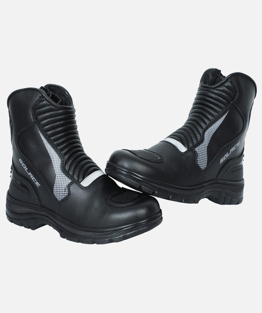 Solace Scout Motorcycle Boots (B.Grey)